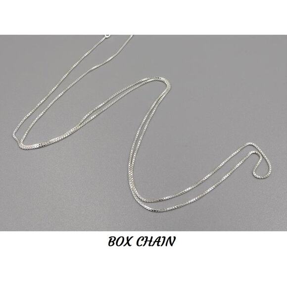 925 Sterling Silver Chain Italy, Rope, Snake, Figaro, Box, Cuban Curb, Paperclip - Picture 2 of 10